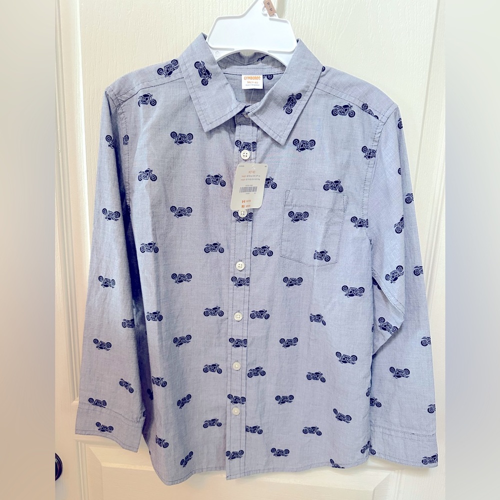 NWT Gymboree Boys Motorcycle Biker Long Sleeve